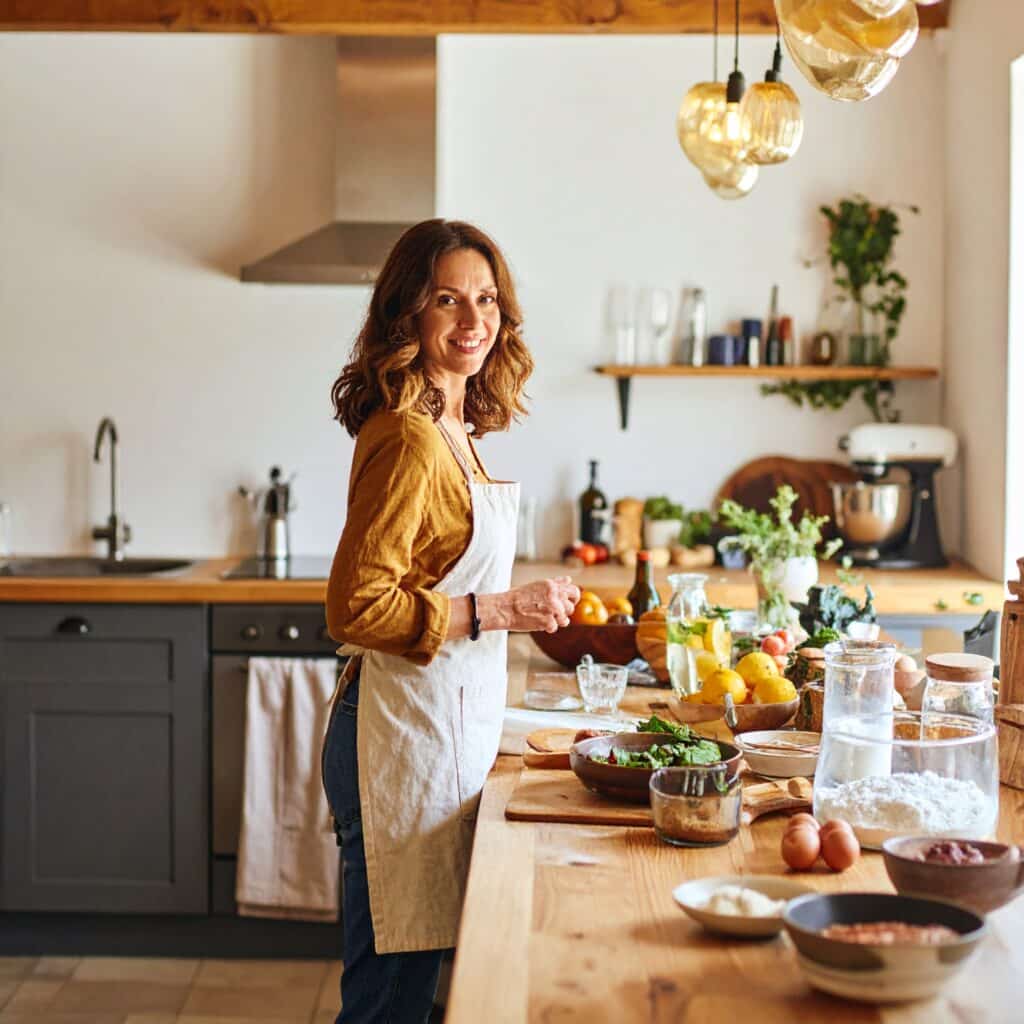 baking in a cozy kitchen.